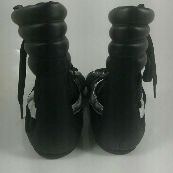 NIKE WOMEN'S GLADIATEUR II SANDALS BLACK SILVER - Picture 6 of 8